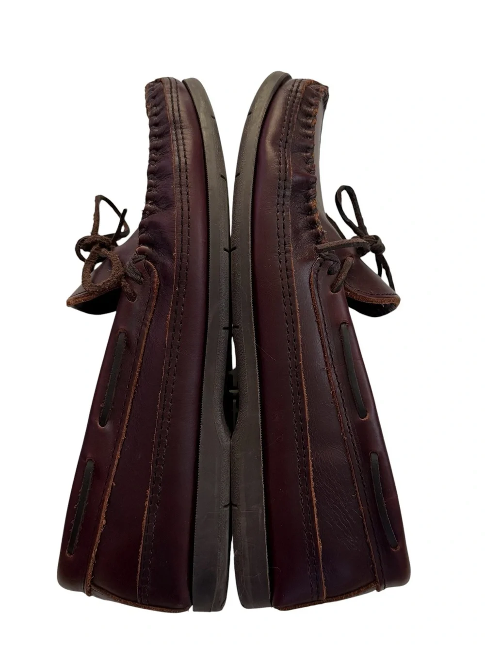 Minnetonka Men’s Brown Leather Driving Moccasins Loafers Size 12 Style 768